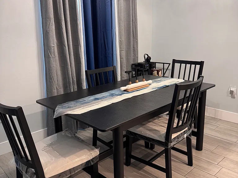 Common area Dining room with coffee station.