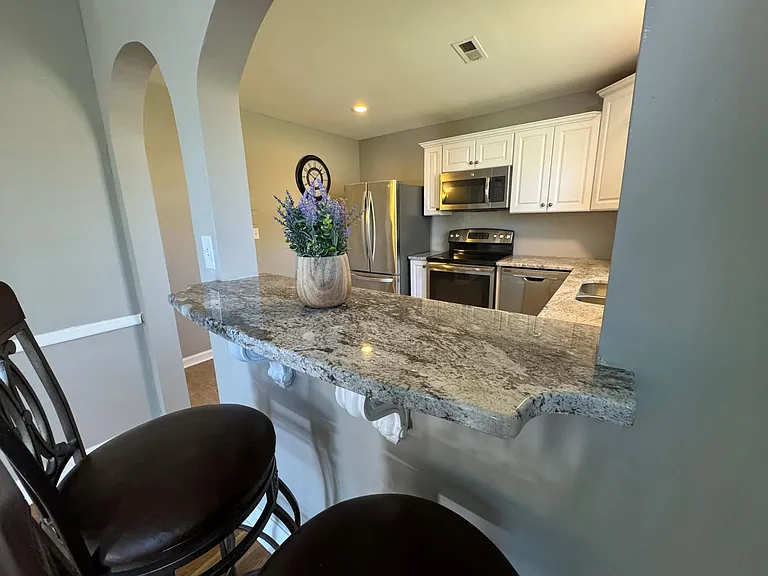 New Granite breakfast bar