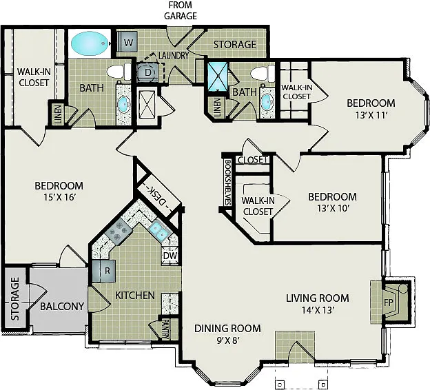 Floor plan Carrington