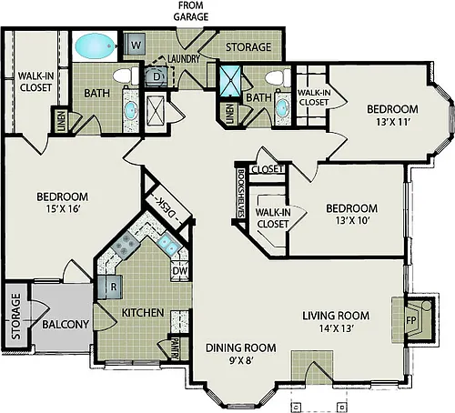 Floor plan C1