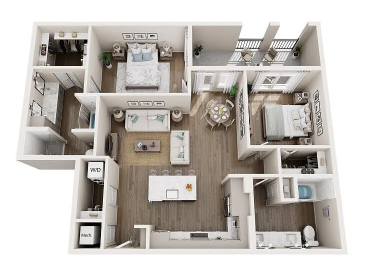 Floor plan B4A