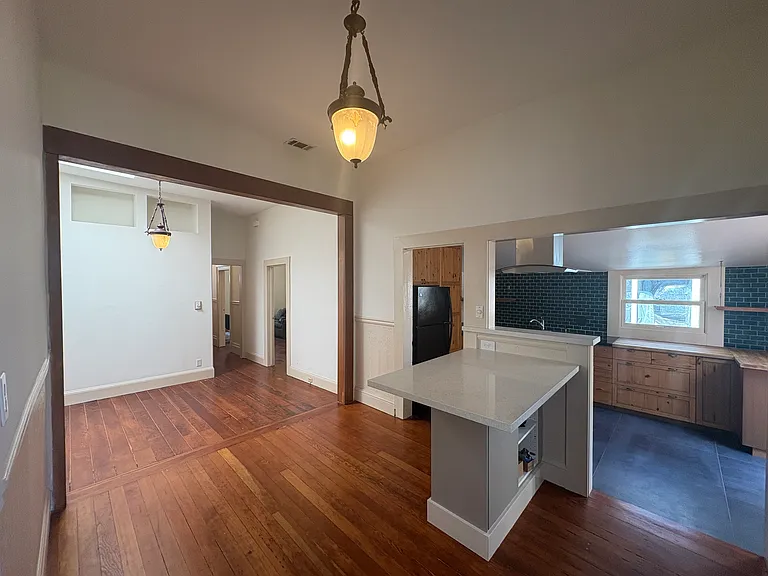 Open Floor Plan Living, Dining and Kitchen