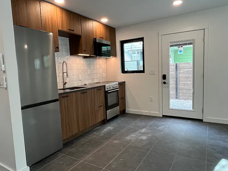 Natural light in kitchen