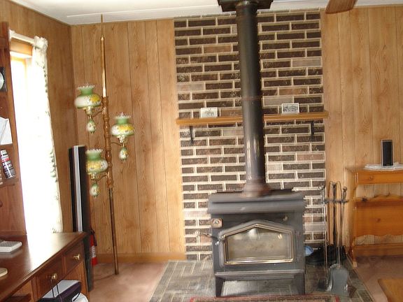 Wood Stove in Living Rm