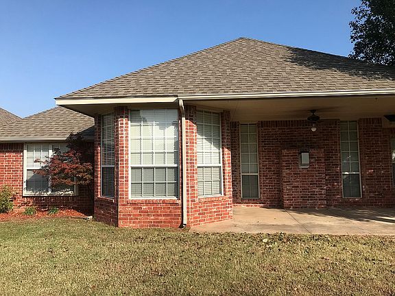 Back side with patio