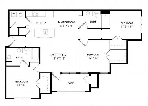 Floor plan Capitol Suite