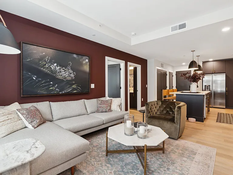 B8 Living Room to Kitchen Island