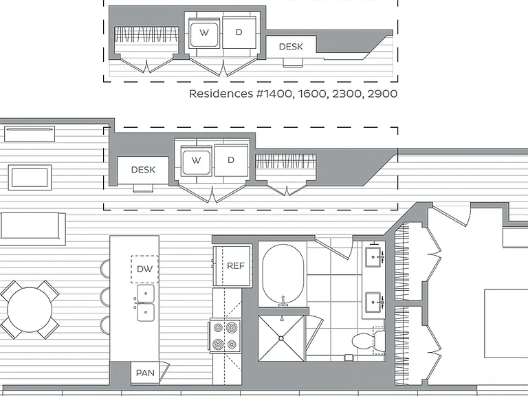 O / 1 Bedroom / 1 Bath O / 1 Bedroom / 1 Bath
