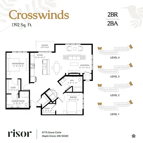 Floor plan Crosswinds
