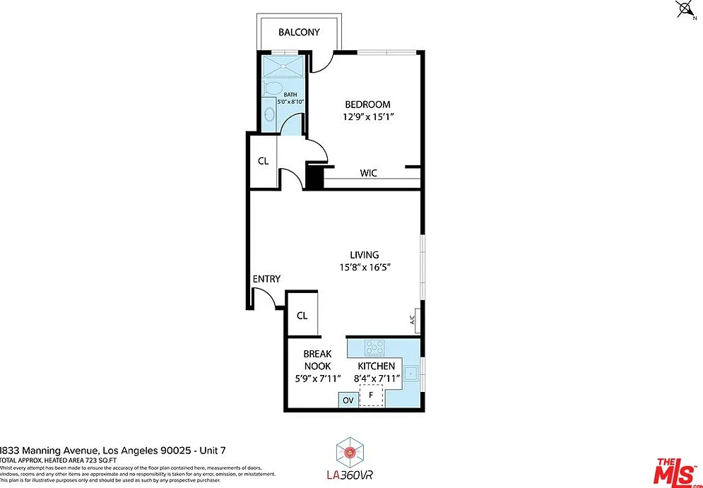 1 bed, 723 sqft, $2,695 — Photo 3