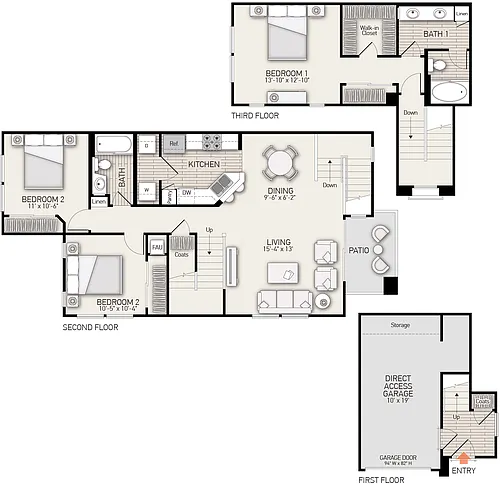 Floor plan Plan M