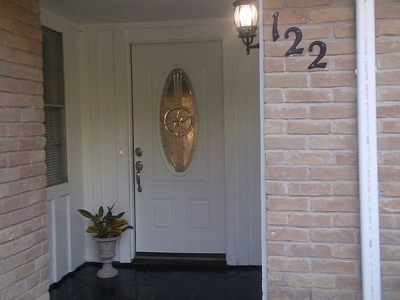 Leaded glass entry door and 