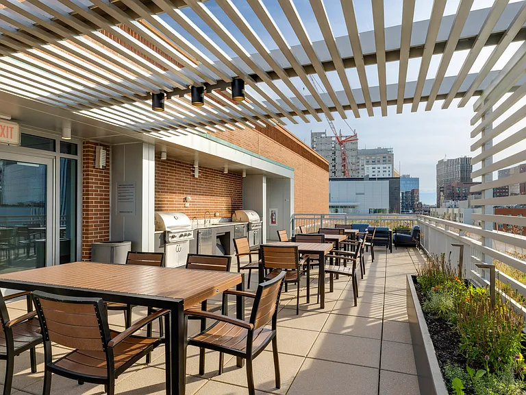 Enjoy grilling with friends on your new rooftop