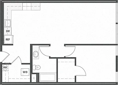 Floor plan 1X1