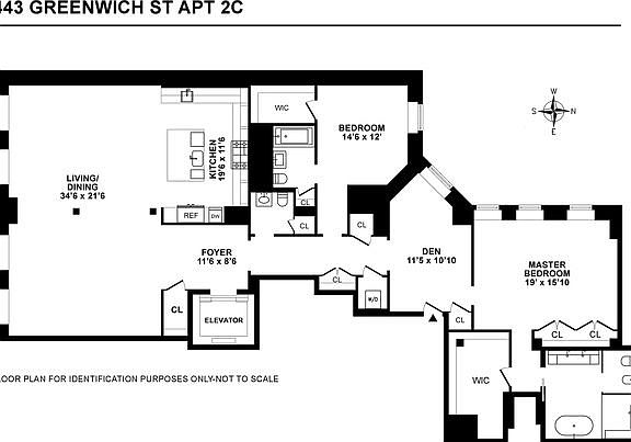 2nd image of 443 Greenwich St Rm 2C