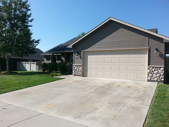 river rock/garage