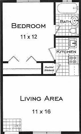 The floor plan