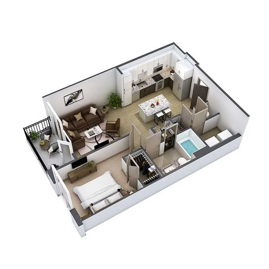 Floor plan Chester - A2