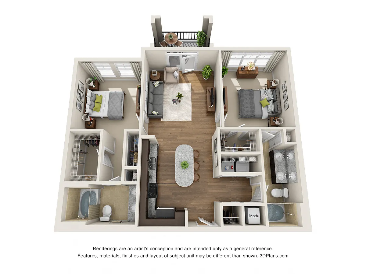 Floor plan B1a