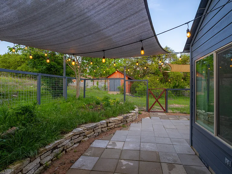 Fenced Courtyard