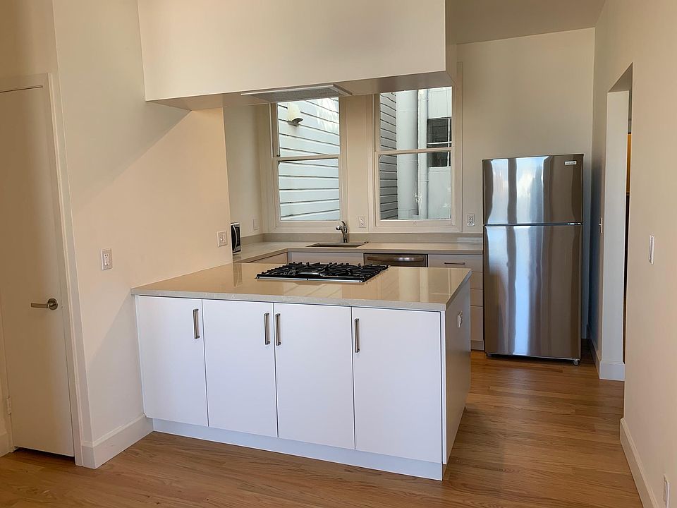remodeled kitchen and pantry (door pictured at far left)