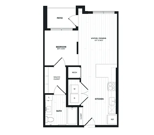 Floor plan S1a