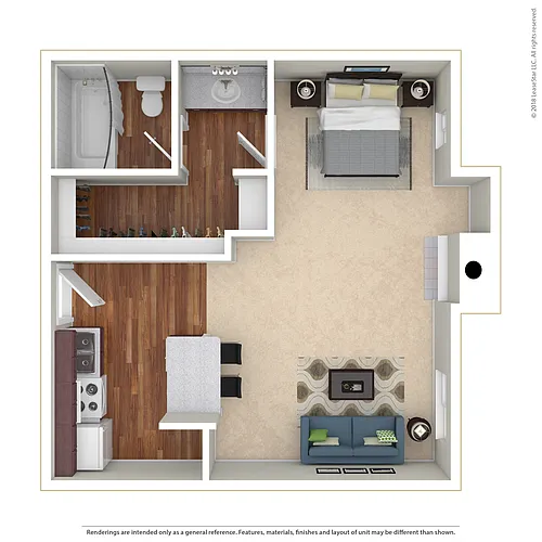Floor plan Studio