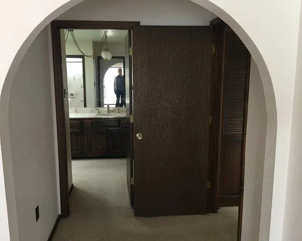 ensuite entry to master bath & walk-in closet