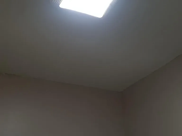 ventilator fan and light above shower