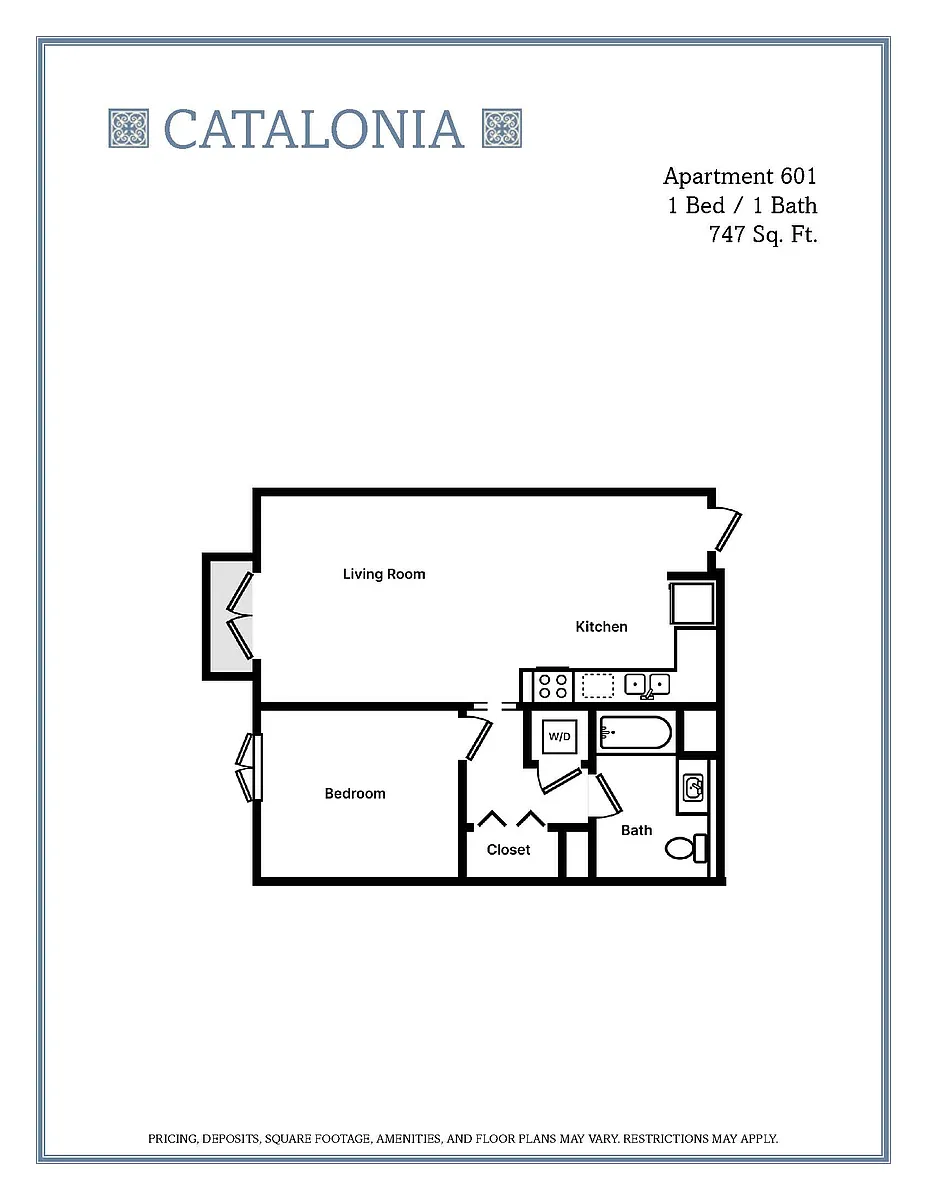 Floor plan C1 - 601