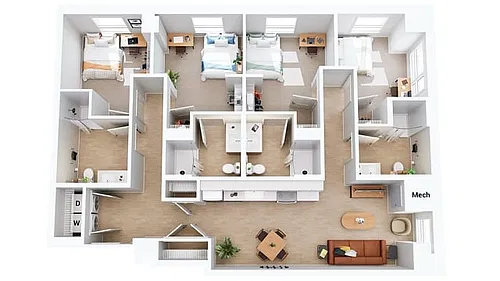 Floor plan D1 Affordable