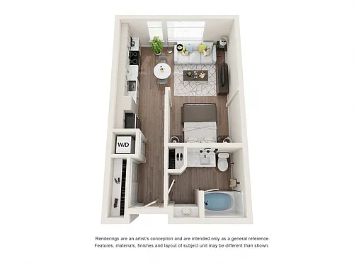 Floor plan Studio A