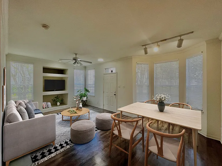 Spacious floor plans with expansive windows allowing plenty of natural light