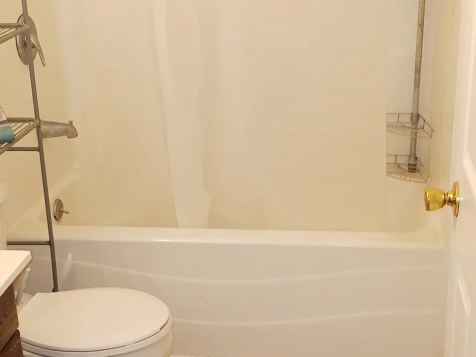 Bath, shower over tub