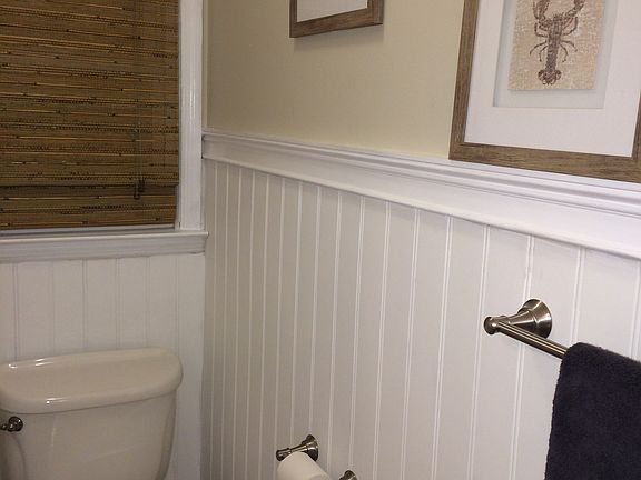 Craftsman woodwork in bath 