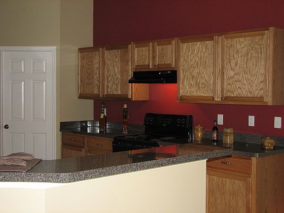 Oak Wood Cabinets thoughout