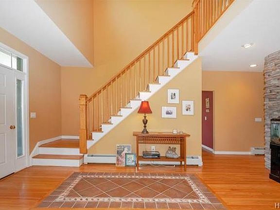 An entrance filled with special appointments and fine craftsmanship.