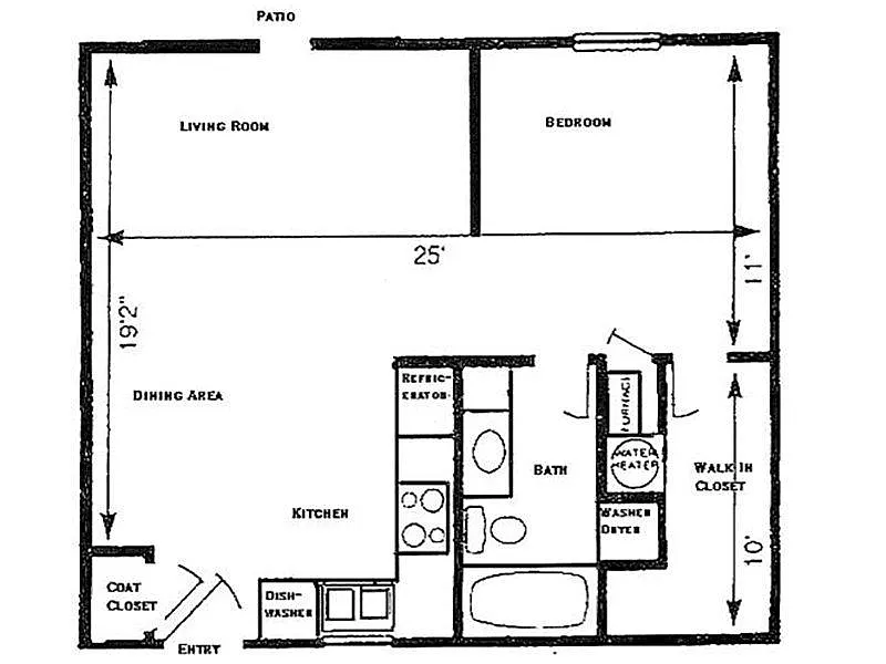 Floor plan EAST 1S