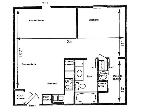 Floor plan EAST 1S