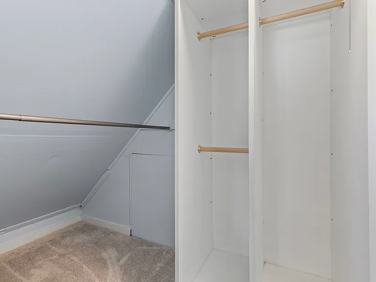 Walk-in closet with individual lighting