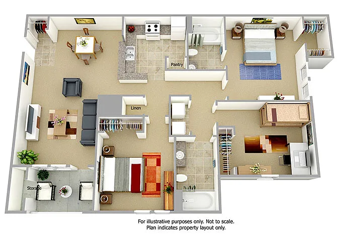 Floor plan The Algonquian