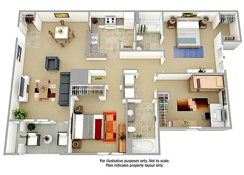 Floor plan The Algonquian