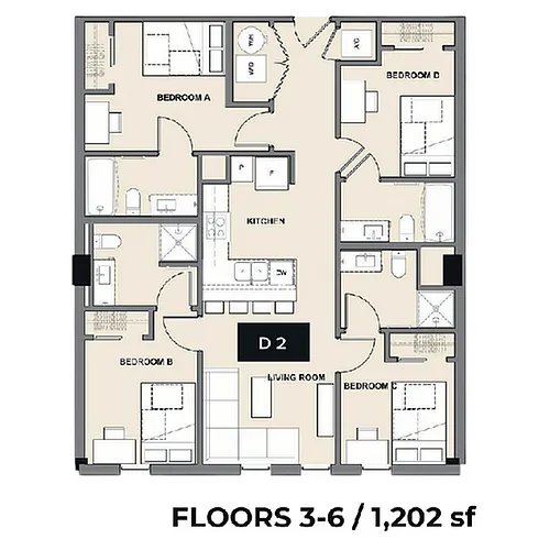 Floor plan D2