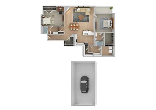 Floor plan Monticelli | Renovated