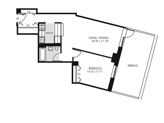 2nd image of 45 Wall St APT 1818