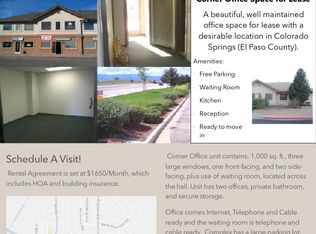 6799 Bismark Rd OFC #, Colorado Springs, CO 80922