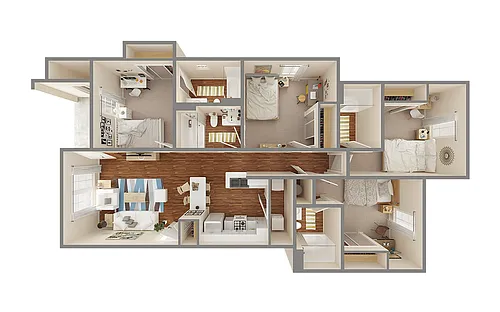 Floor plan 4X4