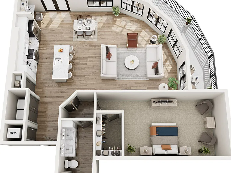 A4 floor plan The Canter