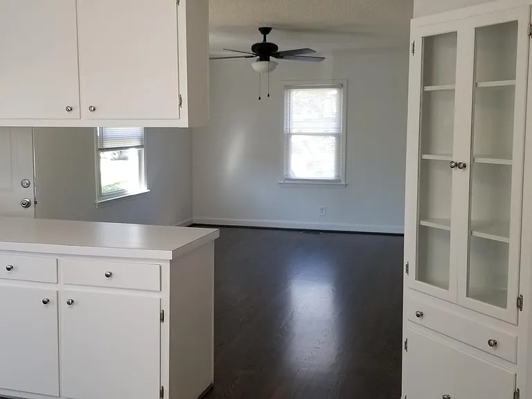 View from Kitchen to Living Area