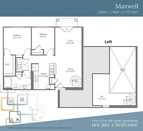 Floor plan Maxwell